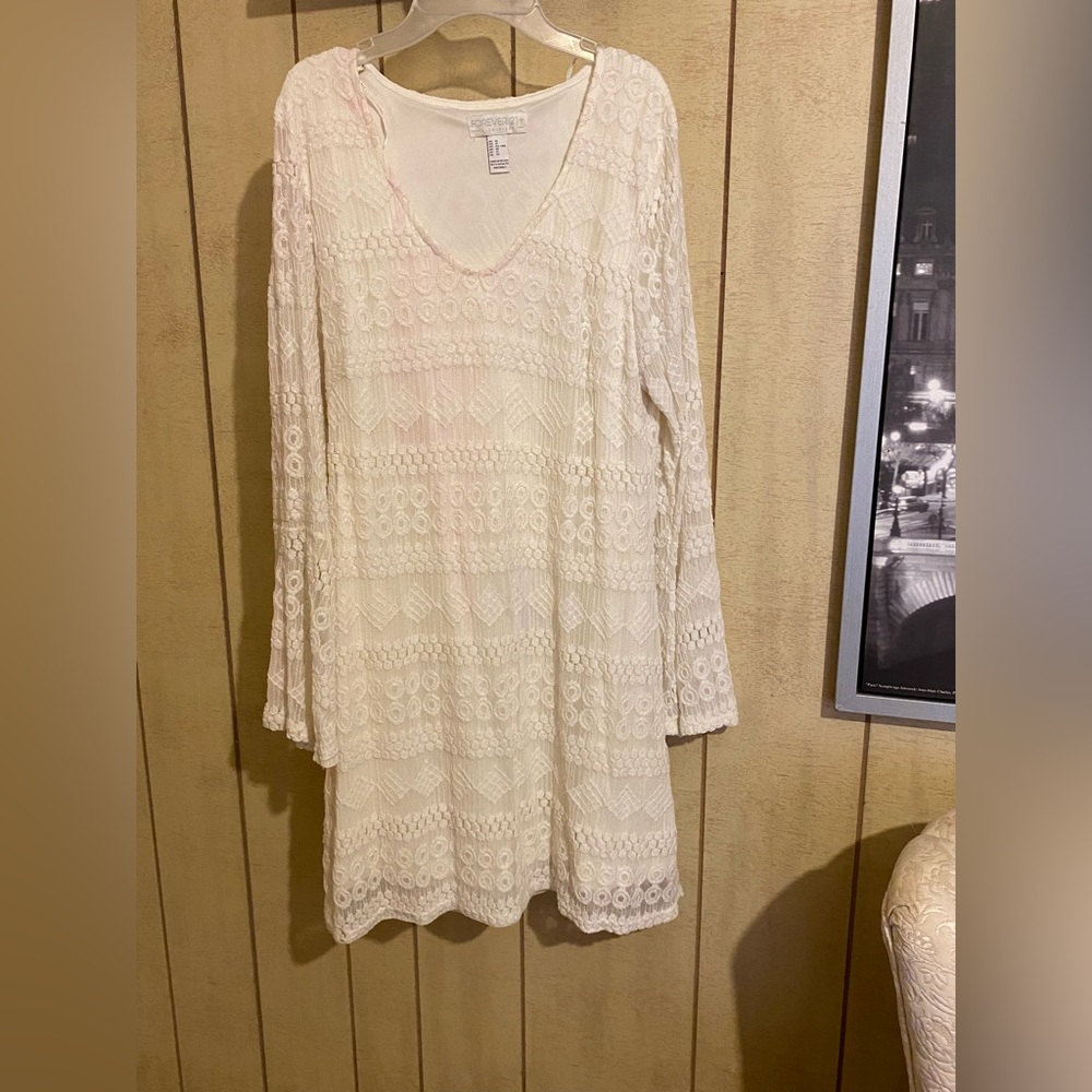 Forever 21 White Lace Dress